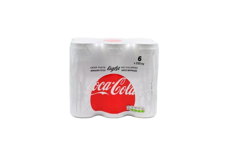 COCA COLA LIGHT 330ml ΚΟΥΤΙ // ΚΙΒ.4x6x330ml (6Pack)