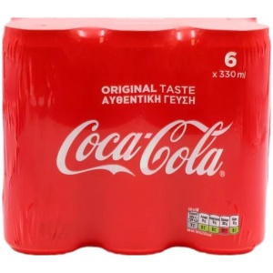 COCA COLA 330ml ΚΟΥΤΙ // ΚΙΒ.4x6x330ml (6Pack)