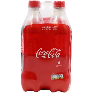 COCA COLA 500ml PET // ΚΙΒ.6x4x500ml (4Pack)