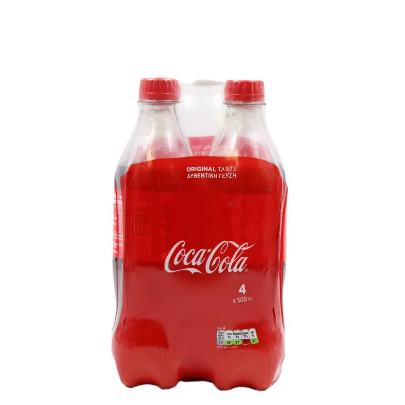 COCA COLA 500ml PET // ΚΙΒ.6x4x500ml (4Pack)