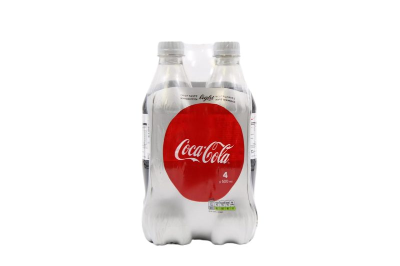 COCA COLA LIGHT 500ml PET // ΚΙΒ.6x4x500ml (4Pack)