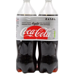 COCA COLA LIGHT 1.5LT PET // ΚΙΒ.6x1.5 LT