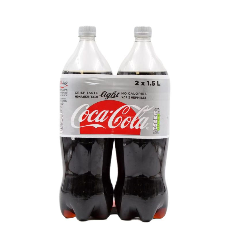 COCA COLA LIGHT 1.5LT PET // ΚΙΒ.6x1.5 LT