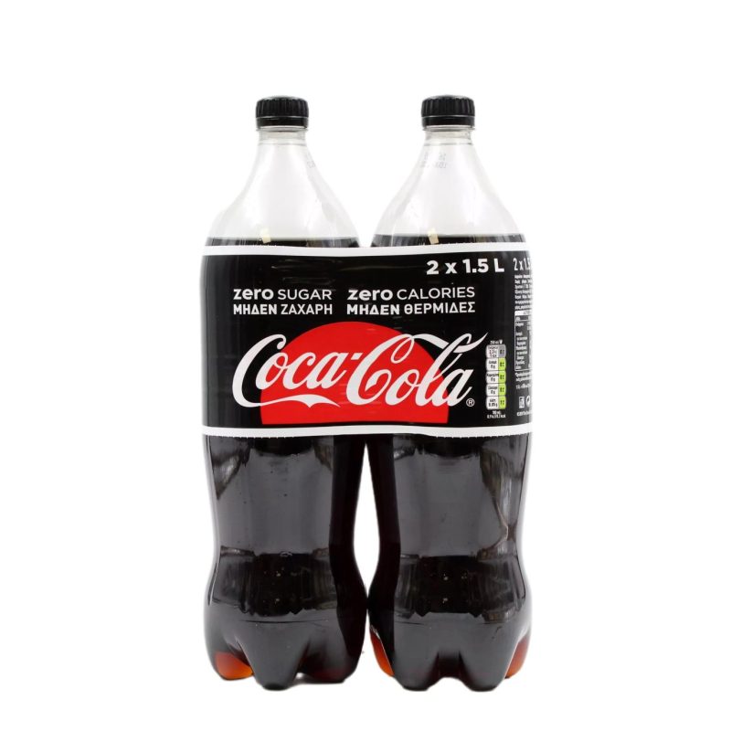 COCA COLA ZERO 1.5LT PET // ΚΙΒ.6x1.5 LT