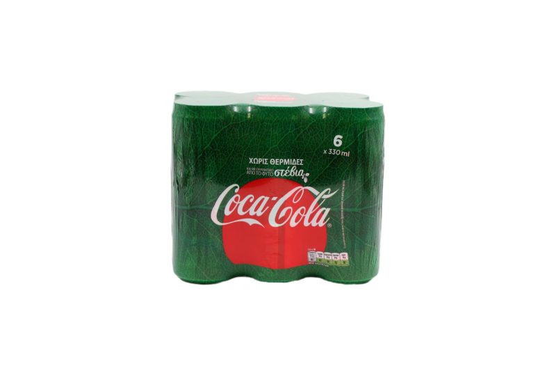 COCA COLA STEVIA 330ml ΚΟΥΤΙ // ΚΙΒ.4x6x330ml (6Pack)