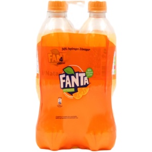 FANTA ΠΟΡΤΟΚΑΛΙ 500ml PET // ΚΙΒ.6x4x500ml (4Pack)