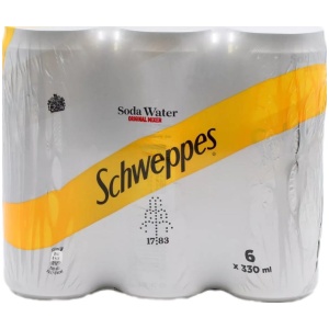 SCHWEPPES 330ml SODA // ΚΙΒ.4x6Px330ml