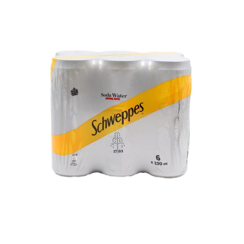 SCHWEPPES 330ml SODA // ΚΙΒ.4x6Px330ml