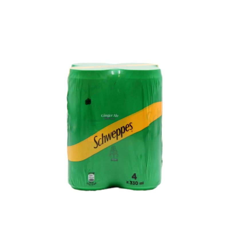 SCHWEPPES 330ml GINGER ALE // ΚΙΒ.6x4Px330ml