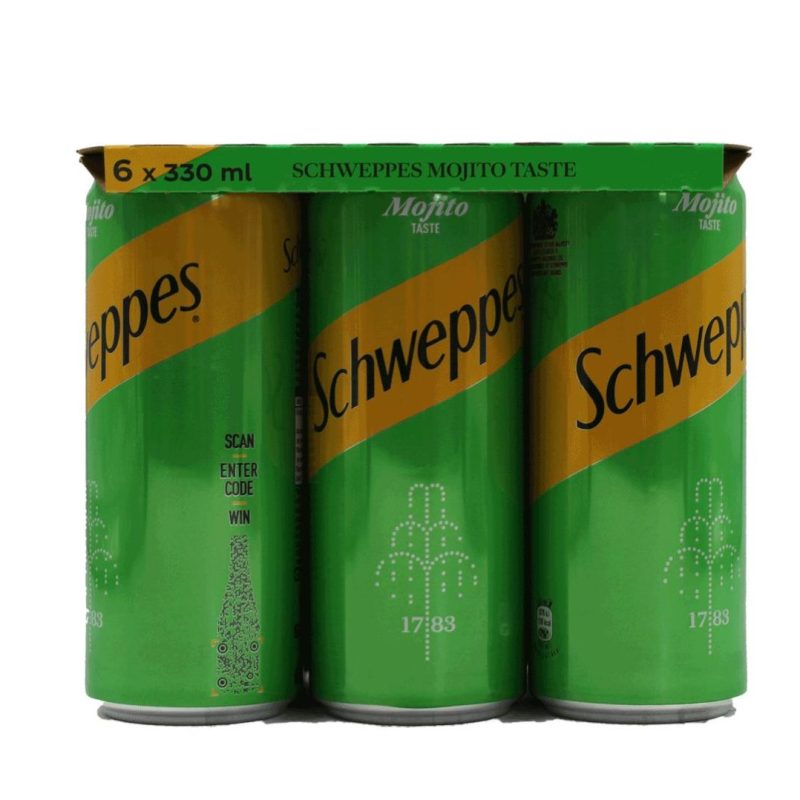 SCHWEPPES 330ml MOJITO // ΚΙΒ.6x4Px330ml