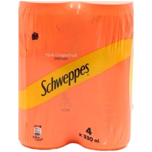 SCHWEPPES 330ml PINK GRAPEFRUIT // ΚΙΒ.4x6Px330ml