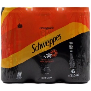 SCHWEPPES 330ml ORANGEADE // ΚΙΒ.4x6x330ml