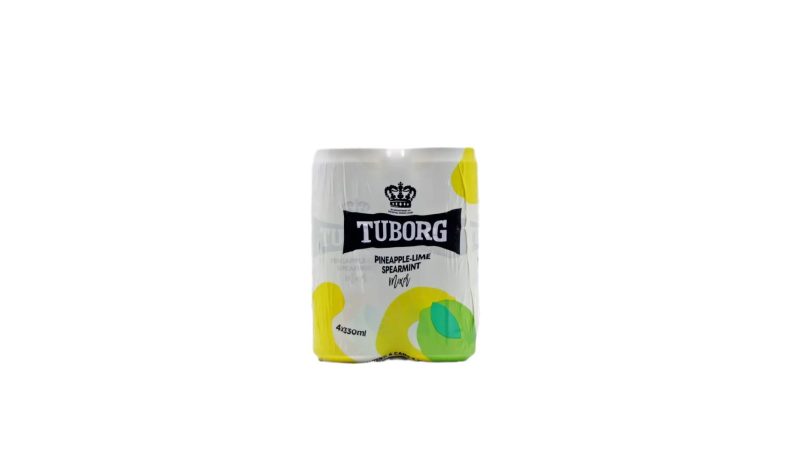 TUBORG 330ml ΑΠΛΟ ΚΟΥΤΙ ΑΝΑΝΑΣ/LIME ΚΙΒ.6x4Px330ml