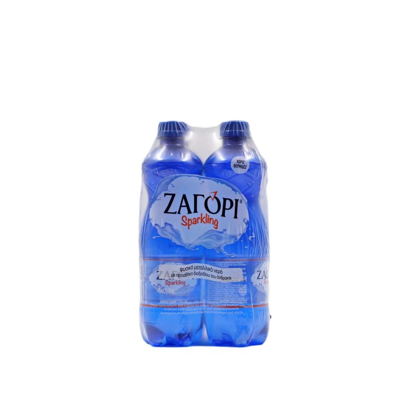 ΖΑΓΟΡΙ ΑΝΘΡΑΚΟΥΧΟ PET 500ml ΚΙΒ.4x(4x500ml)