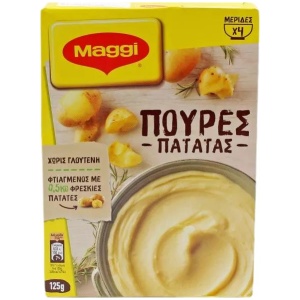 MAGGI ΠΟΥΡΕΣ ΠΑΤΑΤΑΣ AΠΛΟΣ KIΒ.16x125gr (ΜΙΚΡΟΣ)