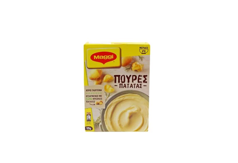 MAGGI ΠΟΥΡΕΣ ΠΑΤΑΤΑΣ AΠΛΟΣ KIΒ.16x125gr (ΜΙΚΡΟΣ)