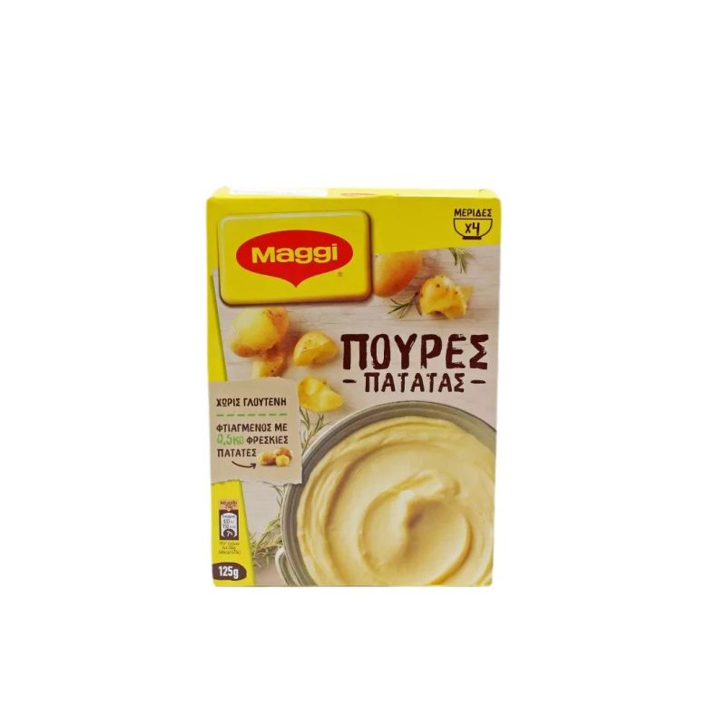 MAGGI ΠΟΥΡΕΣ ΠΑΤΑΤΑΣ AΠΛΟΣ KIΒ.16x125gr (ΜΙΚΡΟΣ)