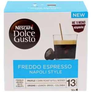 NESCAFE DolceGusto FreddoEspresso 16Caps ΚΙΒ.3x128gr