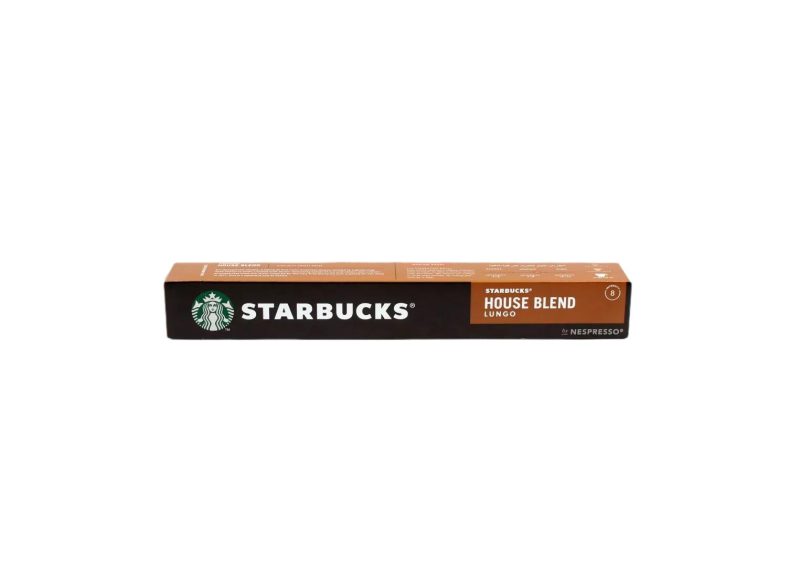 NESPRESSO StarBucks Capsuls (08) HOUSE BLEND 10Caps ΚΙΒ.12x57gr