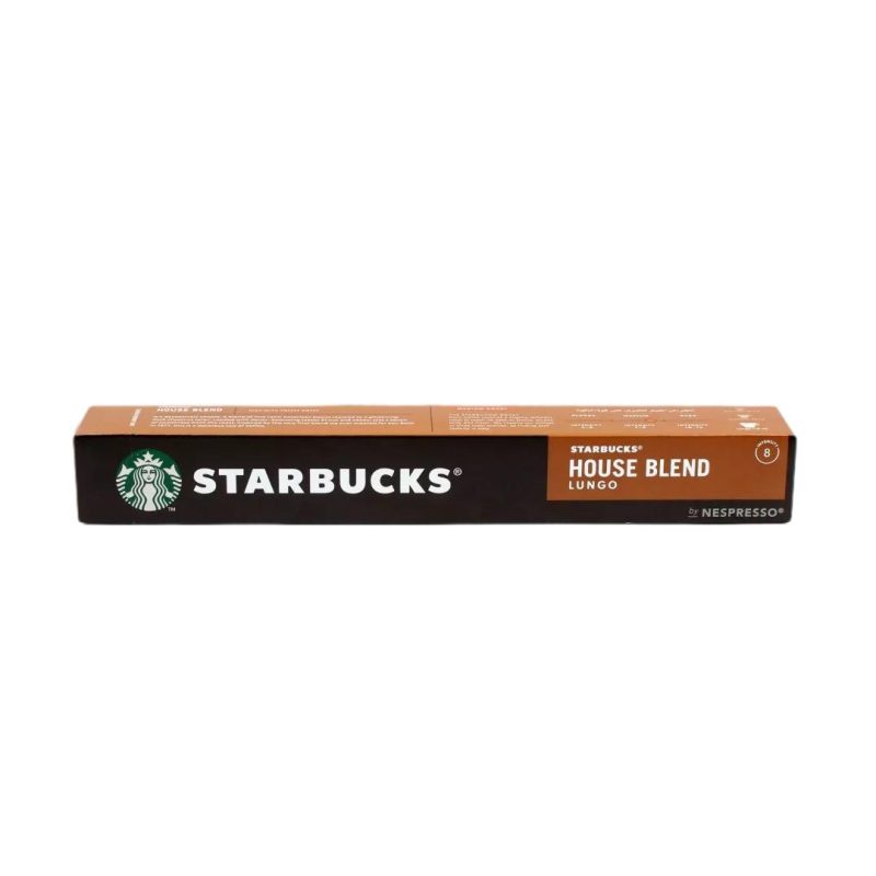 NESPRESSO StarBucks Capsuls (08) HOUSE BLEND 10Caps ΚΙΒ.12x57gr