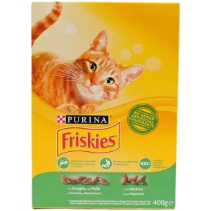 FRISKIES ΓΑΤΑ ΞΗΡΑ ΚΟΥΤΙ ΚΟΥΝΕΛΙ ΚΙΒ.20x400gr (ΠΡΑΣΙΝΟ)