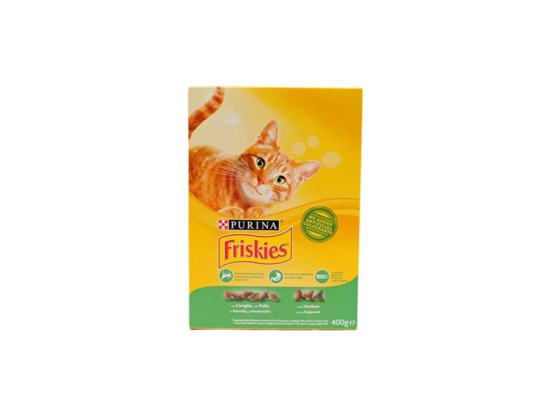 FRISKIES ΓΑΤΑ ΞΗΡΑ ΚΟΥΤΙ ΚΟΥΝΕΛΙ ΚΙΒ.20x400gr (ΠΡΑΣΙΝΟ)