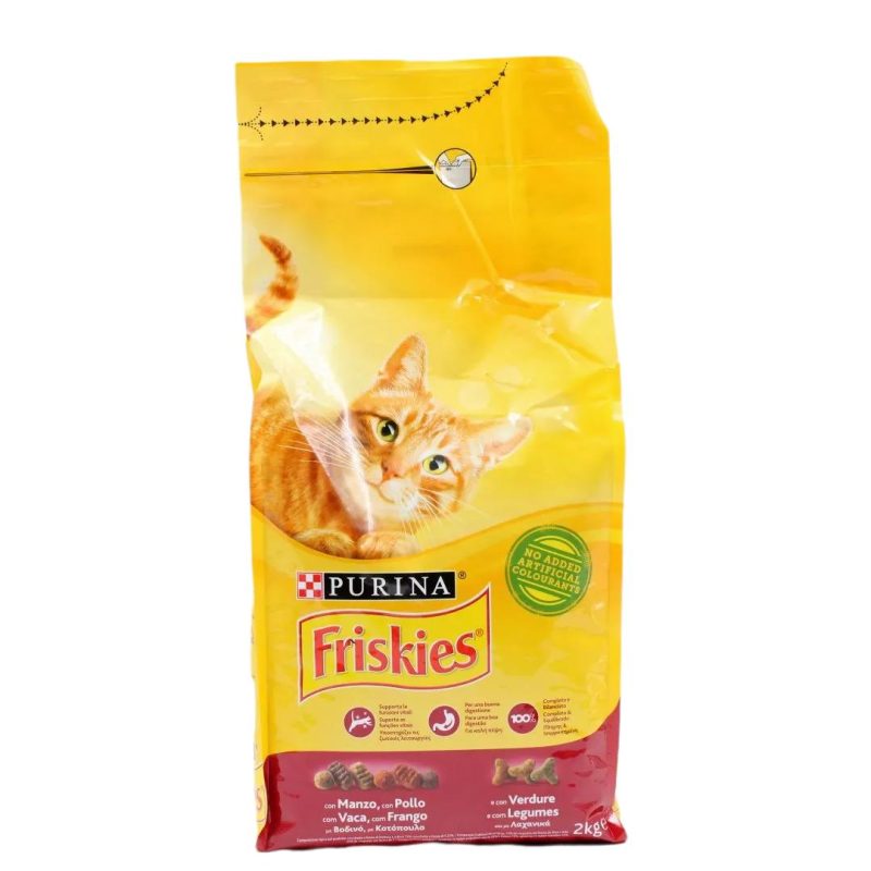 FRISKIES ΓΑΤΑ ΞΗΡΑ ADULT ΒΟΔΙΝΟ/ΚΟΤΟΠ. ΚΙΒ.6x2KG