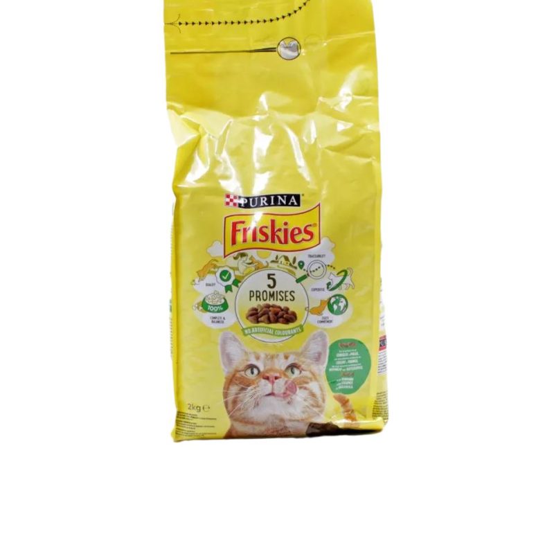 FRISKIES ΓΑΤΑ ΞΗΡΑ ADULT ΚΟΥΝΕΛΙ/ΚΟΤΟΠΟΥΛΟ ΚΙΒ.6x2KG