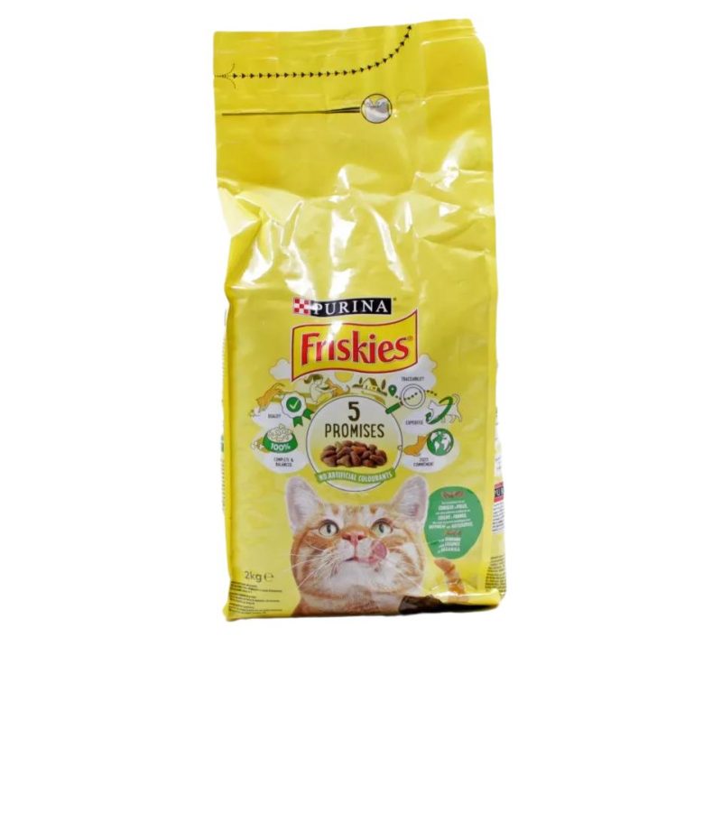 FRISKIES ΓΑΤΑ ΞΗΡΑ ADULT ΚΟΥΝΕΛΙ/ΚΟΤΟΠΟΥΛΟ ΚΙΒ.6x2KG