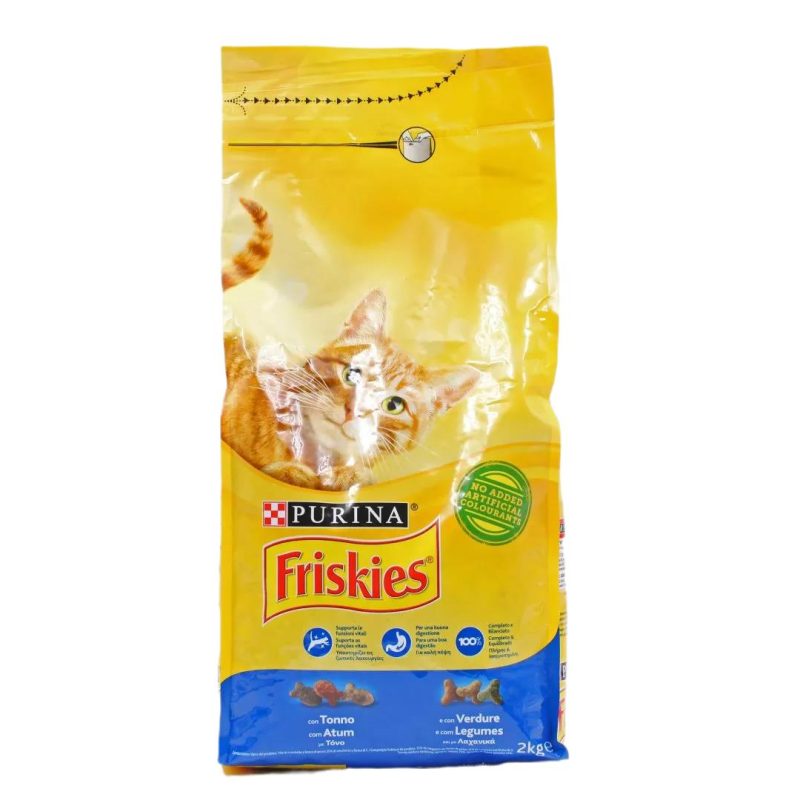 FRISKIES ΓΑΤΑ ΞΗΡΑ ADULT ΤΟΝΟΣ/ΛΑΧΑΝΙΚΑ ΚΙΒ.6x2KG