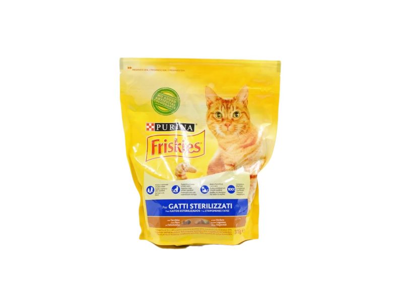 FRISKIES ΓΑΤΑ ΞΗΡΑ Sterilised ΓΑΛΟΠΟΥΛΑ/ΛΑΧΑΝΙΚΑ ΚΙΒ.12x375gr