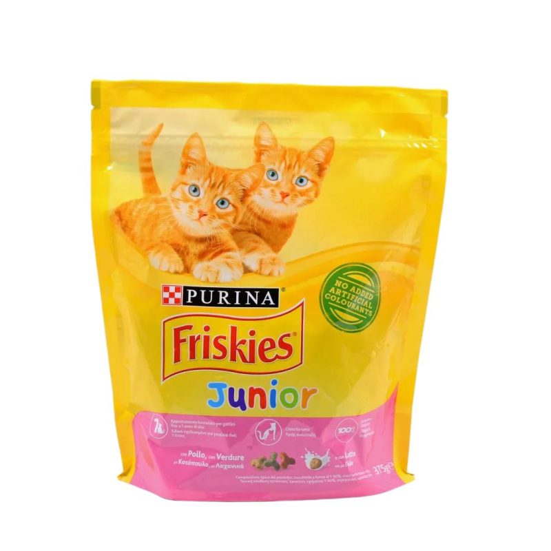 FRISKIES ΓΑΤΑ JUNIOR ΚΟΤΟΠΟΥΛΟ/ΛΑΧΑΝΙΚΑ ΚΙΒ.12x375gr