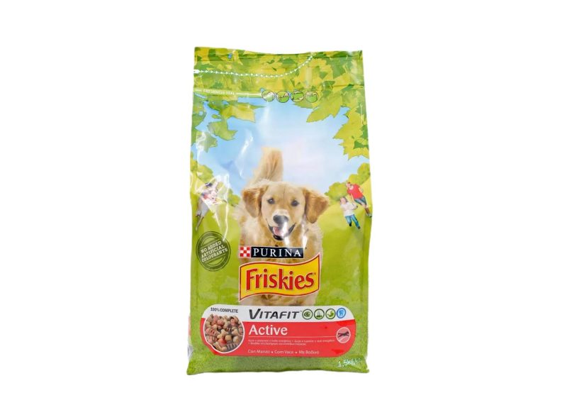 FRISKIES ΣΚΥΛΟΥ ΞΗΡΑ 1.5KG ACTIVE ΜΟΣΧΑΡΙ ΚΙΒ.6TMX