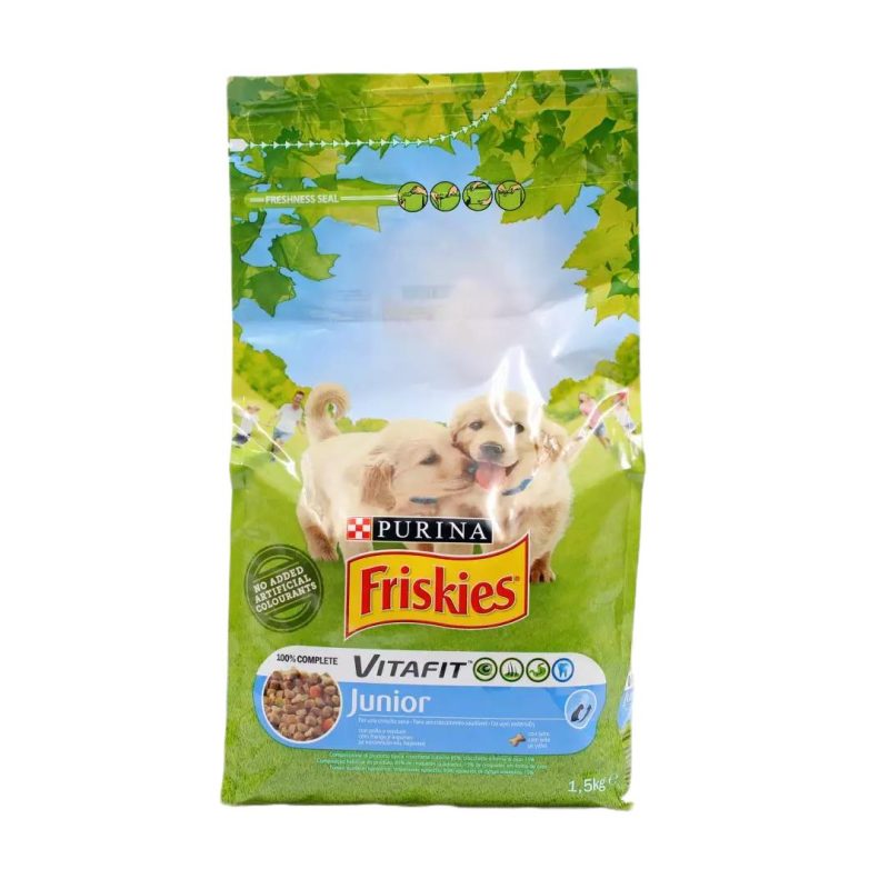 FRISKIES ΣΚΥΛΟΥ ΞΗΡΑ 1.5KG JUNIOR ΚΟΤΟΠΟΥΛΟ ΚΙΒ.6TMX