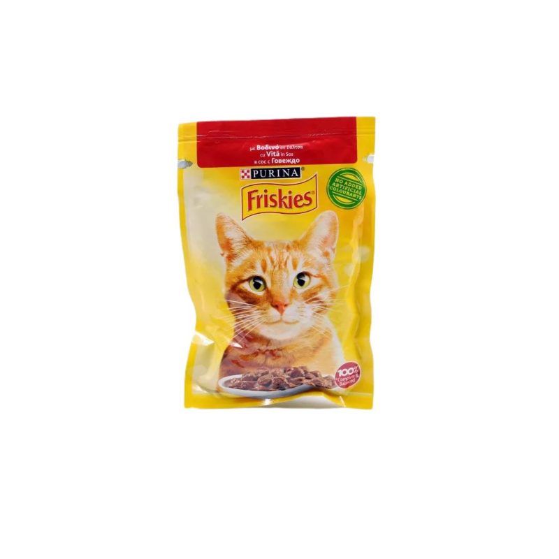 FRISKIES ΓΑΤΑ POUNCH (NEW) ΒΟΔΙΝΟ ΚΙΒ.26x85gr