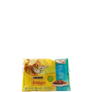 FRISKIES ΓΑΤΑ POUNCH Multipack ΨΑΡΙΩΝ ΚΙΒ.12x(4x85gr)