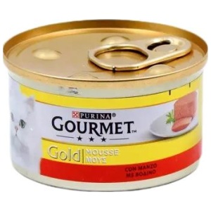 PURINA GOURMET GOLD ΜΟΥΣ ΒΟΔΙΝΟ ΚΙΒ.24x85gr