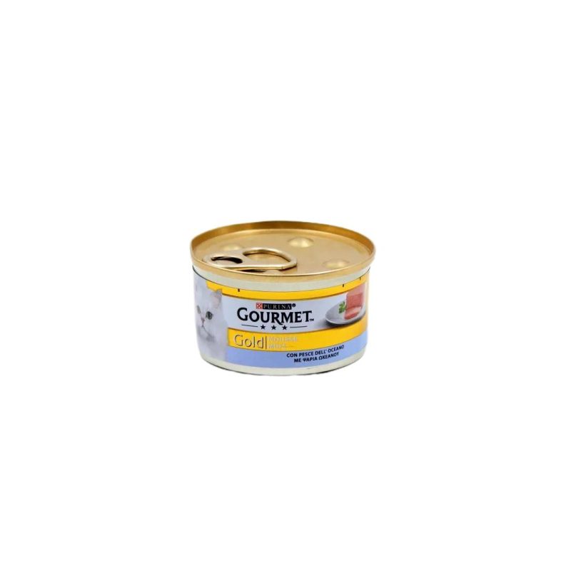 PURINA GOURMET GOLD ΜΟΥΣ ΨΑΡΙ (Ocean Fish) ΚΙΒ.24x85gr