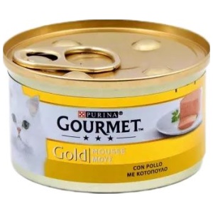 PURINA GOURMET GOLD ΜΟΥΣ ΚΟΤΟΠΟΥΛΟ ΚΙΒ.24x85gr