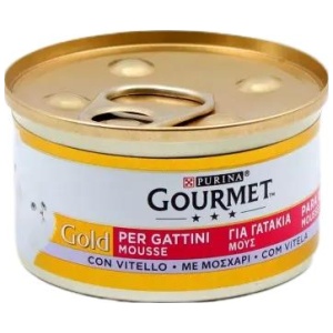 PURINA GOURMET GOLD ΜΟΥΣ ΜΟΣΧΑΡΙ ΚΙΒ.24x85gr (ΡΟΖ)