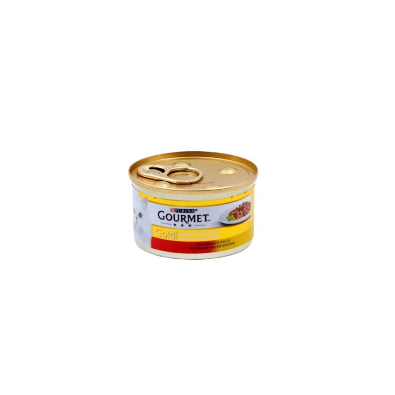 PURINA GOURMET GOLD DUO ΒΟΔΙΝΟ/ΚΟΤΟΠ. ΚΙΒ.24x85gr