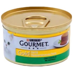 PURINA GOURMET GOLD ΠΑΤΕ ΚΟΥΝΕΛΙ ΚΙΒ.24x85gr