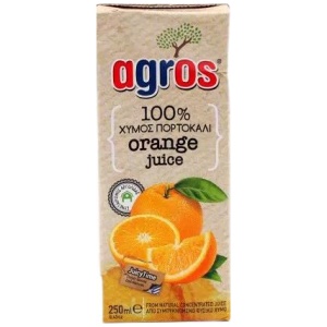 AGROS 250ml Φ.Χ. ΠΟΡΤΟΚΑΛΙ ΚΙΒ.27ΤΜΧ