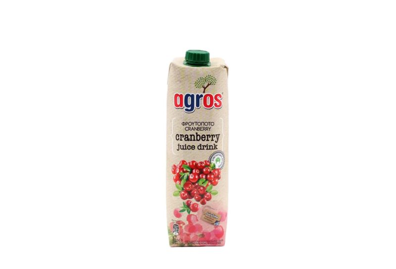 AGROS Ν. CRANBERRY ΚΙΒ.12x1LT