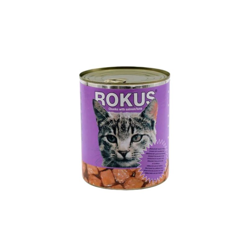 ΚΟΝΣΕΡΒΑ ΜΕΓΑΛΗ ΓΑΤΑΣ ROKUS ΜΩΒ ΚΙΒ.12x800gr