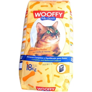 ΓΑΤΟΤΡΟΦΗ WOOFFY ΚΟΤΟΠΟΥΛΟ 18KG (ΚΑΦΕ)