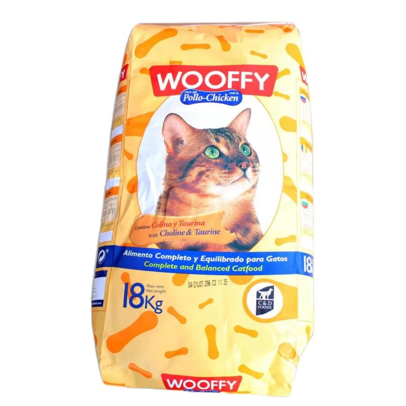 ΓΑΤΟΤΡΟΦΗ WOOFFY ΚΟΤΟΠΟΥΛΟ 18KG (ΚΑΦΕ)