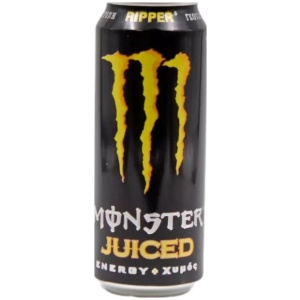 MONSTER 500ml ΚΙΤΡΙΝΟ RIPPER KIB.24x500ml