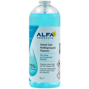 ΑΝΤΙΣΗΠΤΙΚΟ 1LT GEL ALFA (70%) ΚΙΒ.12x1.0LT