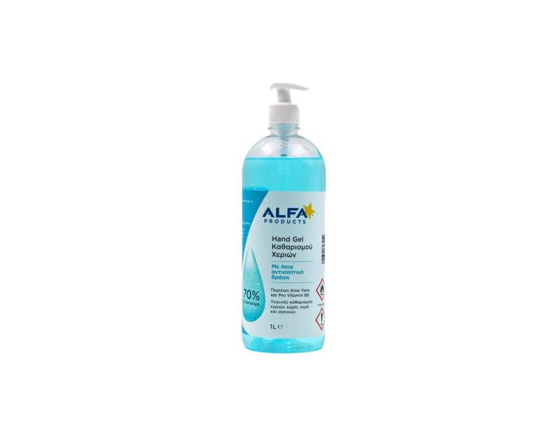 ΑΝΤΙΣΗΠΤΙΚΟ 1LT GEL ALFA (70%) ΚΙΒ.12x1.0LT